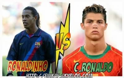C.RONALDO VS RONALDINHO